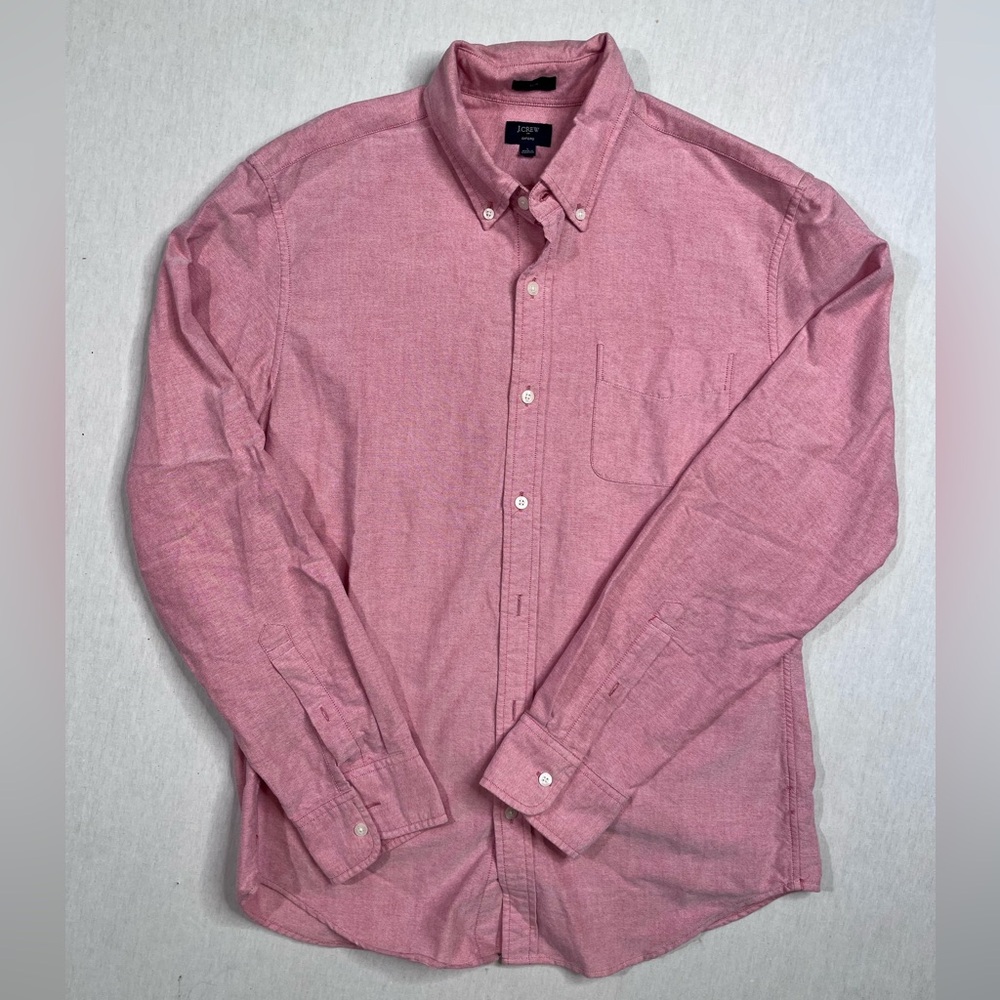 J Crew Men's Button Down Slimfit Oxford Shirt, 100% cotton size large